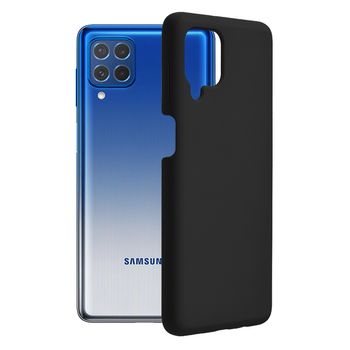 Husa premium techsuit - soft edge silicone - samsung galaxy f62 / m62 - black