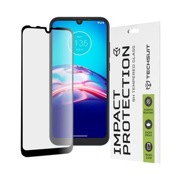 Folie sticla motorola moto e6s / e6i,full cover, full glue glass, black