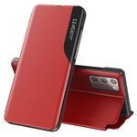 Husa tip carte Techsuit - eFold Series - Samsung Galaxy Note 20 - Red fotografia produsului