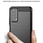 Husa Techsuit - Carbon Silicone - Huawei P Smart 2021 - Black fotografia produsului View 2 S