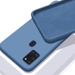 Husa premium Techsuit - Soft Edge Silicone - Samsung Galaxy A21S - Denim Blue fotografia produsului View 3 S