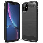 Husa Techsuit - Carbon Silicone - iPhone 12 Mini - Black fotografia produsului