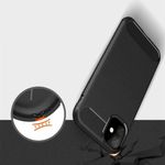 Husa Techsuit - Carbon Silicone - iPhone 12 Mini - Black fotografia produsului View 3 S