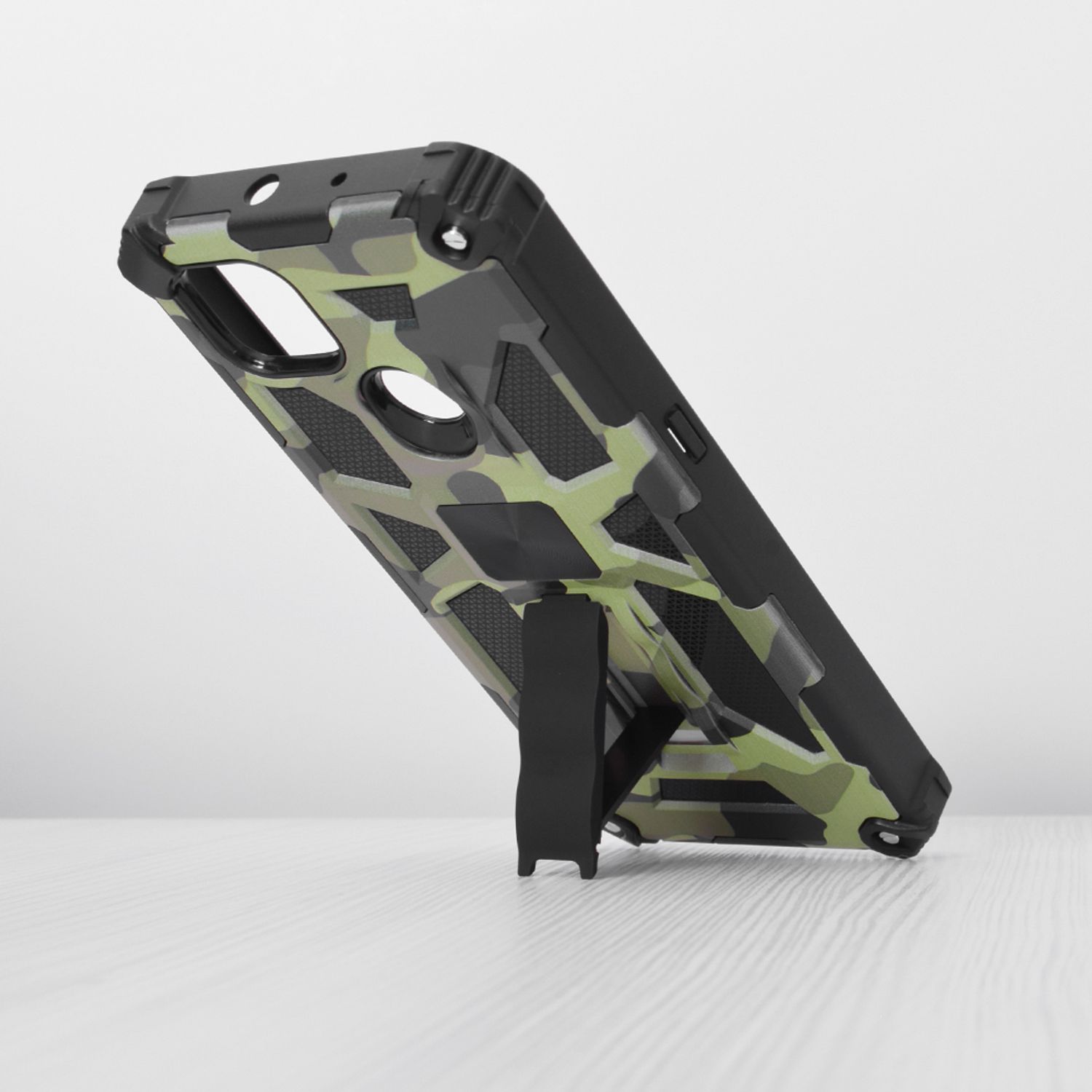 Husa antisoc Techsuit - Blazor Series - Motorola Moto G9 Power - Camo Lime fotografia produsului View 3 L