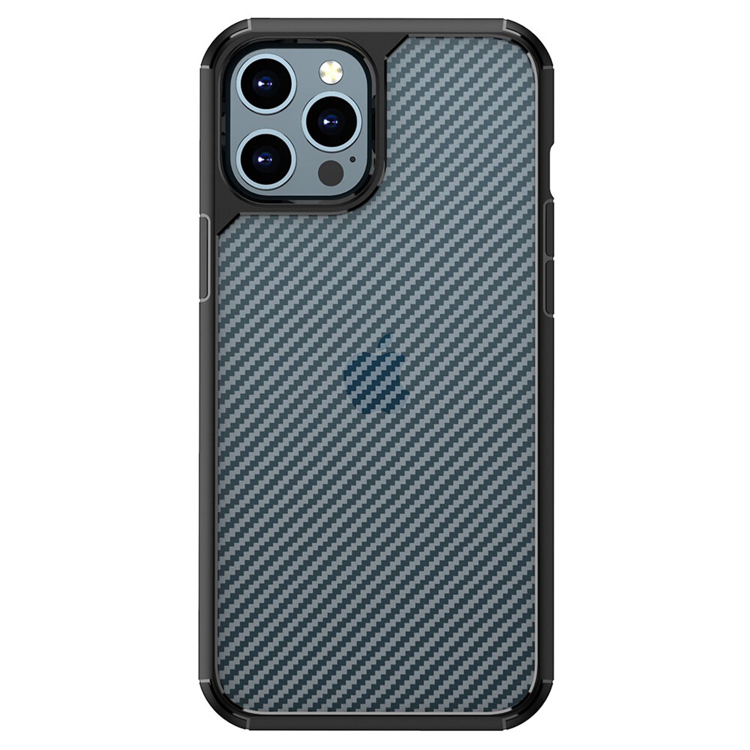 Husa premium Techsuit - CarbonFuse - iPhone 12 Pro Max - Black fotografia produsului View 2 L