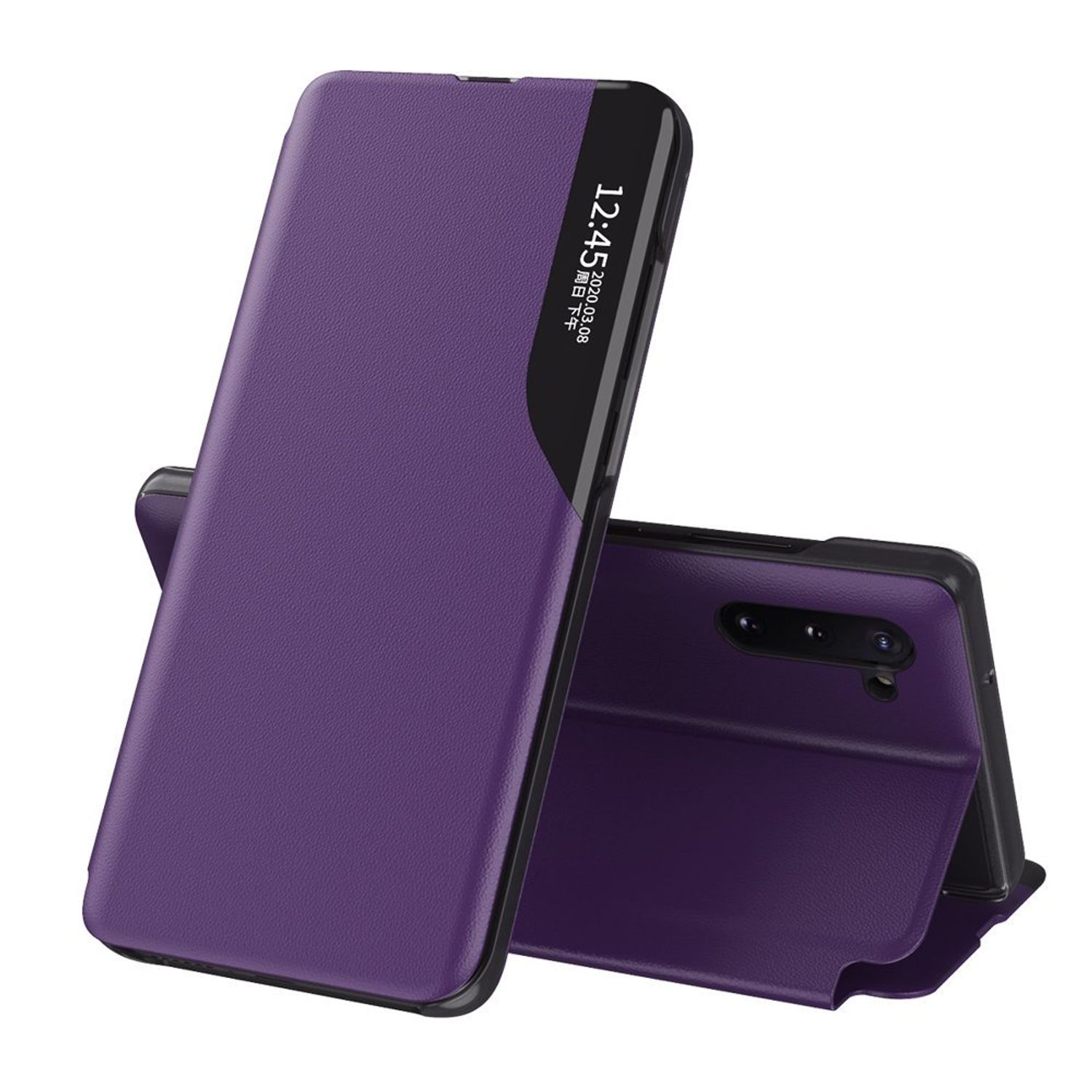 Husa tip carte Techsuit - eFold Series - Samsung Galaxy Note 10 - Purple fotografia produsului