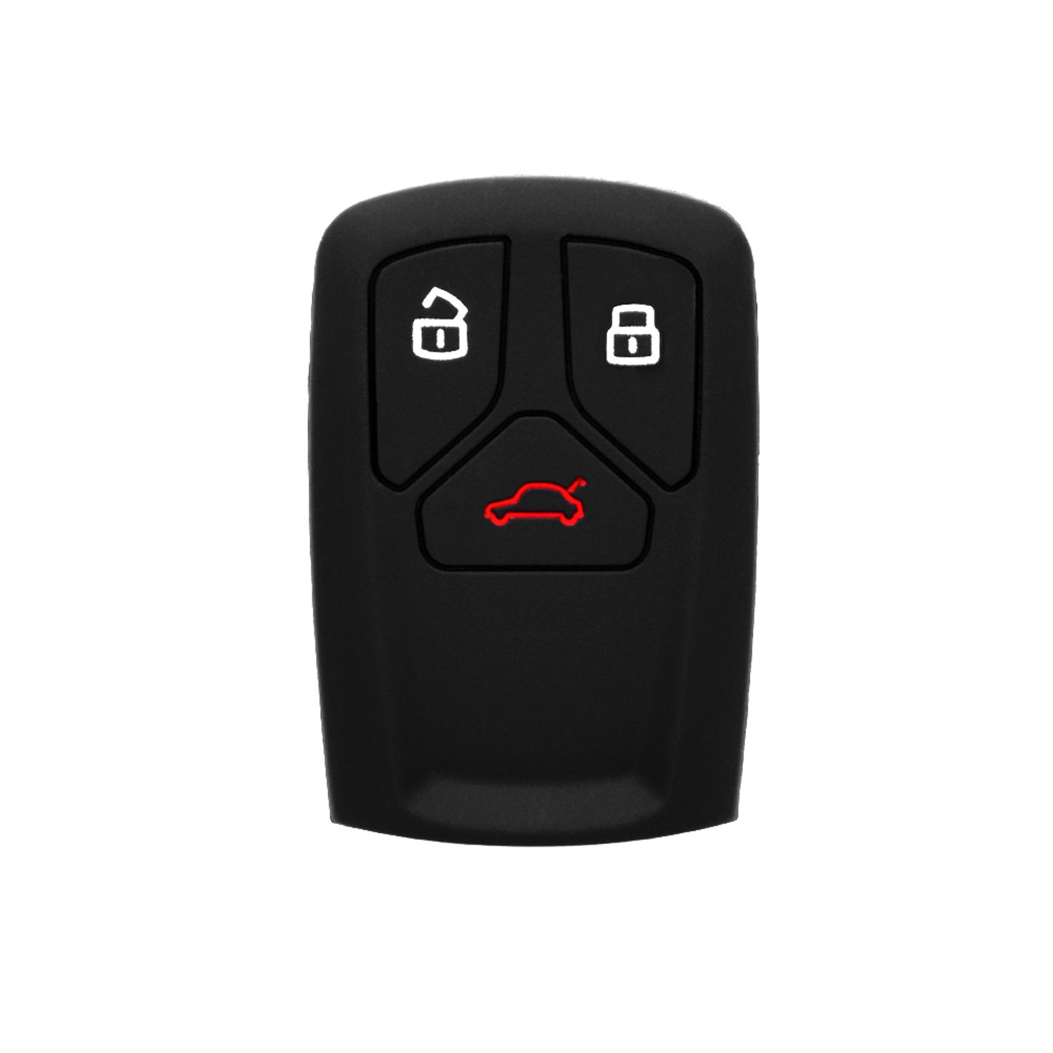 Husa din silicon pentru cheie auto Techsuit - Audi RS4, RS5, C8, SQ5 (1009.04) fotografia produsului
