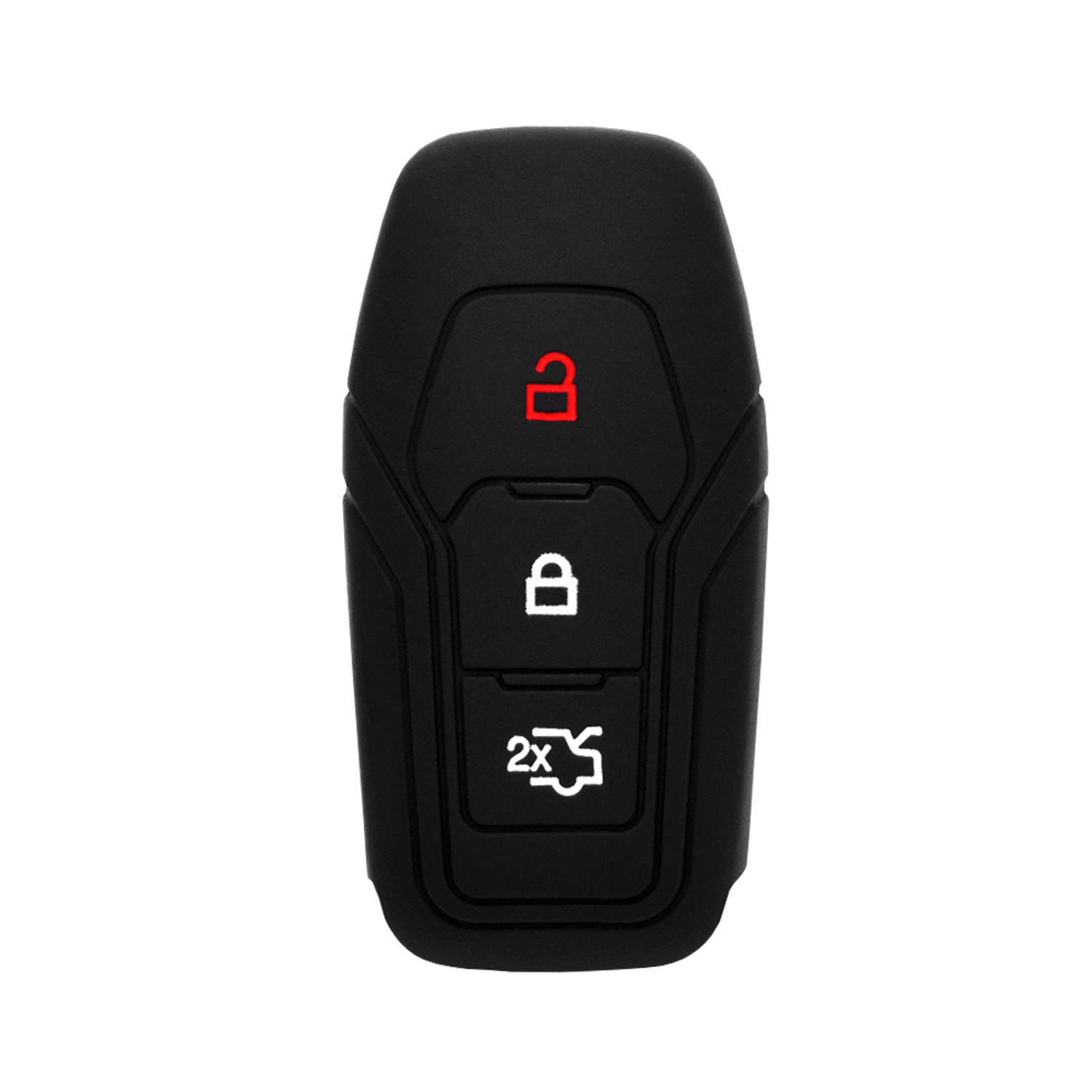 Husa din silicon pentru cheie auto Techsuit - Ford Galaxy, Edge (1011.05) fotografia produsului