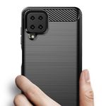 Husa Techsuit - Carbon Silicone - Samsung Galaxy A22 4G - Black fotografia produsului View 2 S