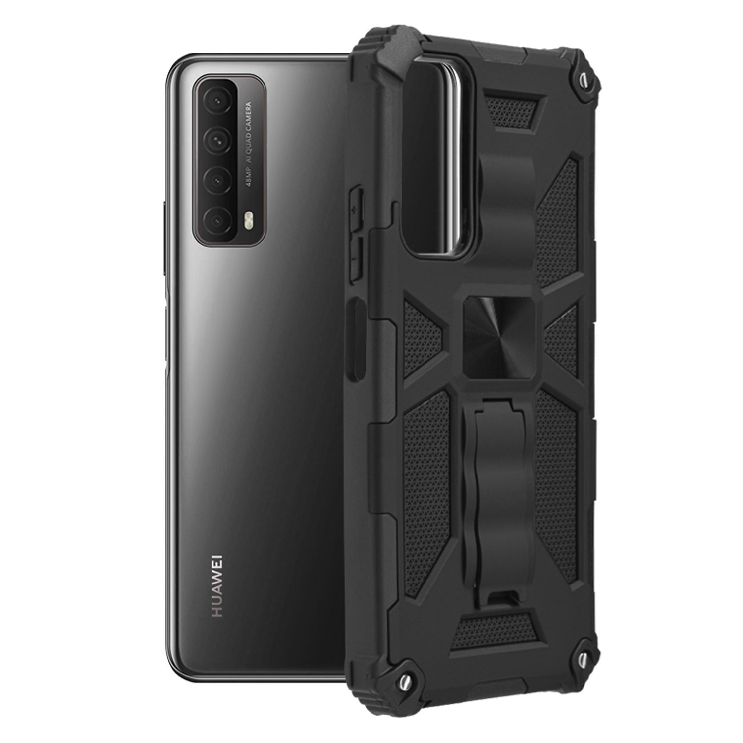 Husa antisoc Techsuit - Blazor Series - Huawei P Smart 2021 - Black fotografia produsului