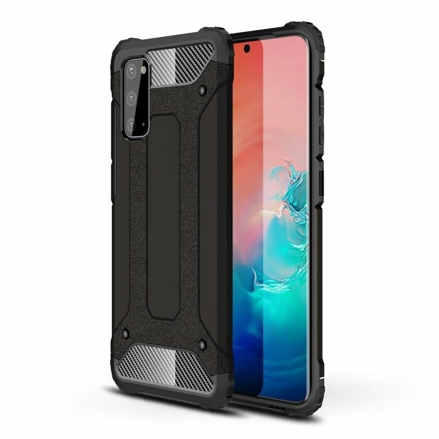 Husa Techsuit - Hybrid Armor - Samsung Galaxy A41 - Black fotografia produsului