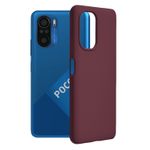 Husa premium Techsuit - Soft Edge Silicone - Xiaomi Poco F3 - Plum Violet fotografia produsului