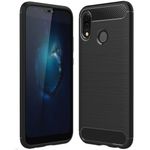 Husa Techsuit - Carbon Silicone - Huawei P20 Lite - Black fotografia produsului