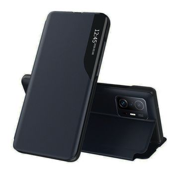 Husa tip carte techsuit - efold series - xiaomi 11t pro - dark blue