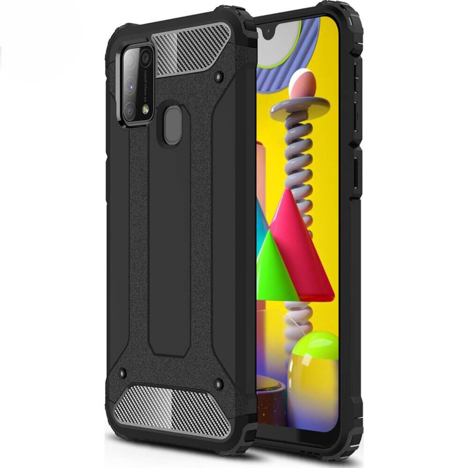 Husa Techsuit - Hybrid Armor - Samsung Galaxy M31 - Black fotografia produsului