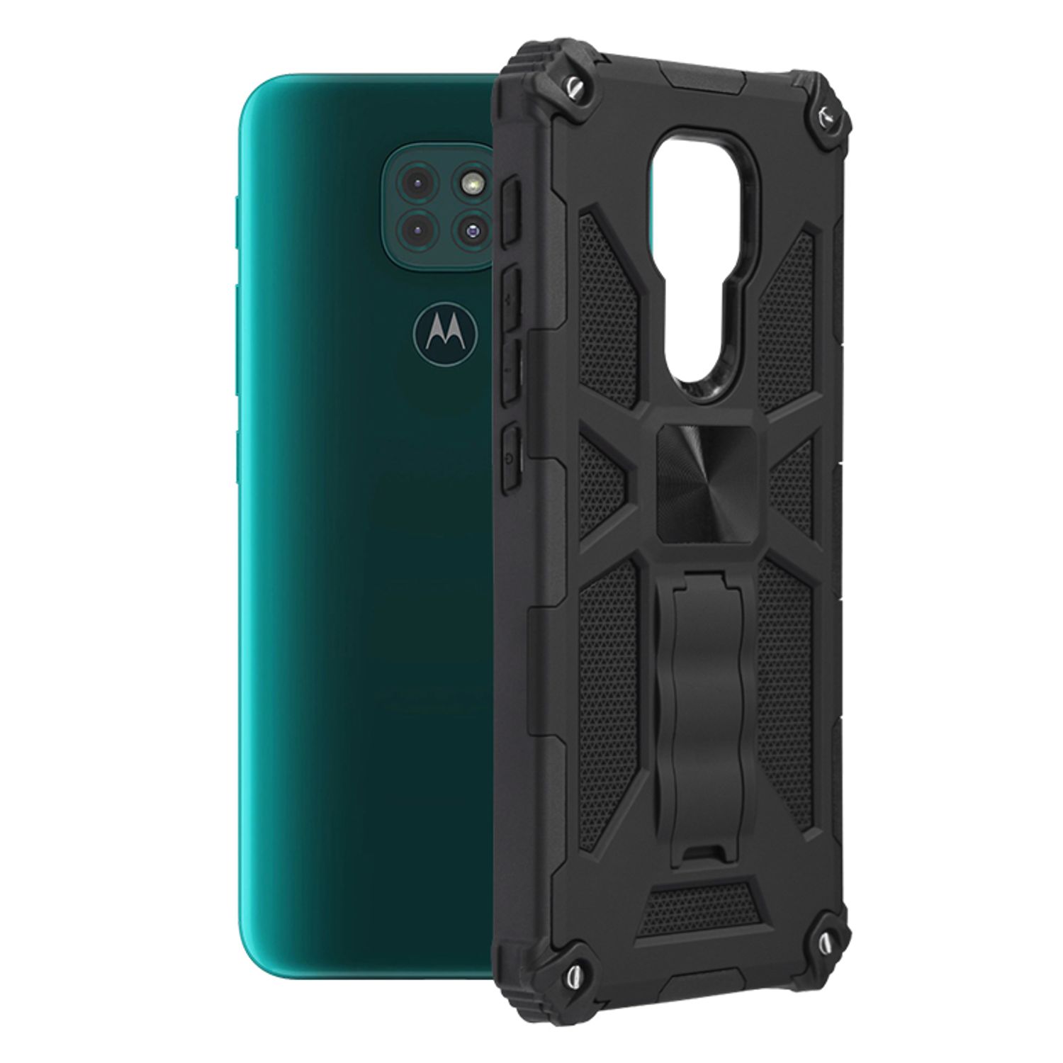 Husa antisoc Techsuit - Blazor Series - Motorola Moto G9 Play - Black fotografia produsului