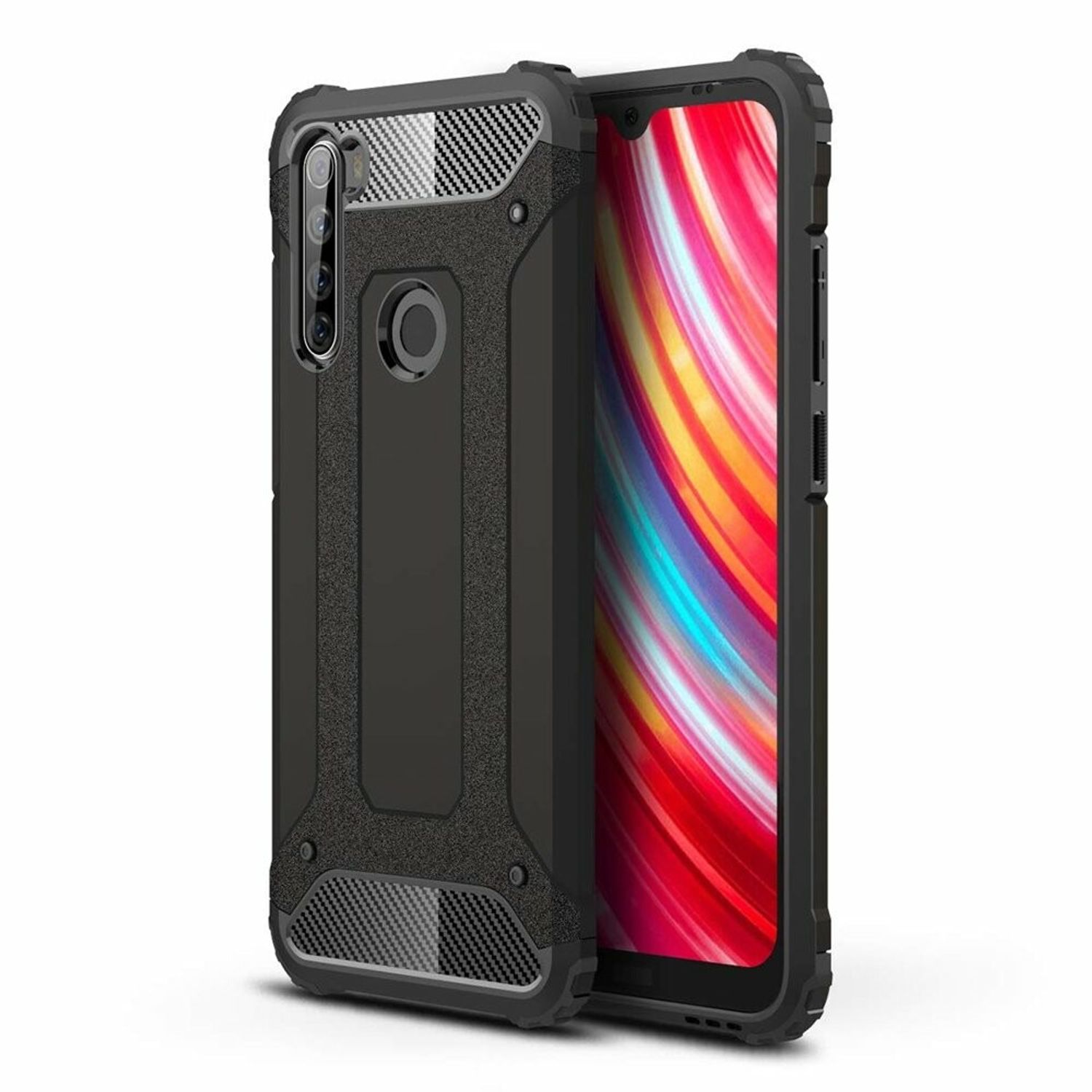 Husa Techsuit - Hybrid Armor - Xiaomi Redmi Note 8T - Black fotografia produsului