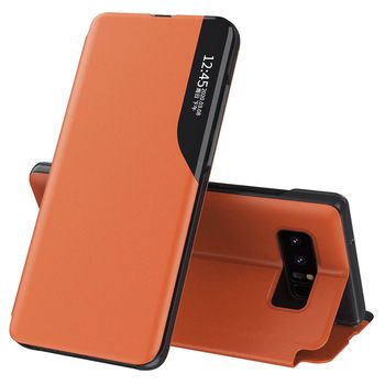 Husa tip carte techsuit - efold series - samsung galaxy note 8 - orange