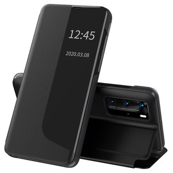 Husa tip carte techsuit - efold series - huawei p40 pro - black