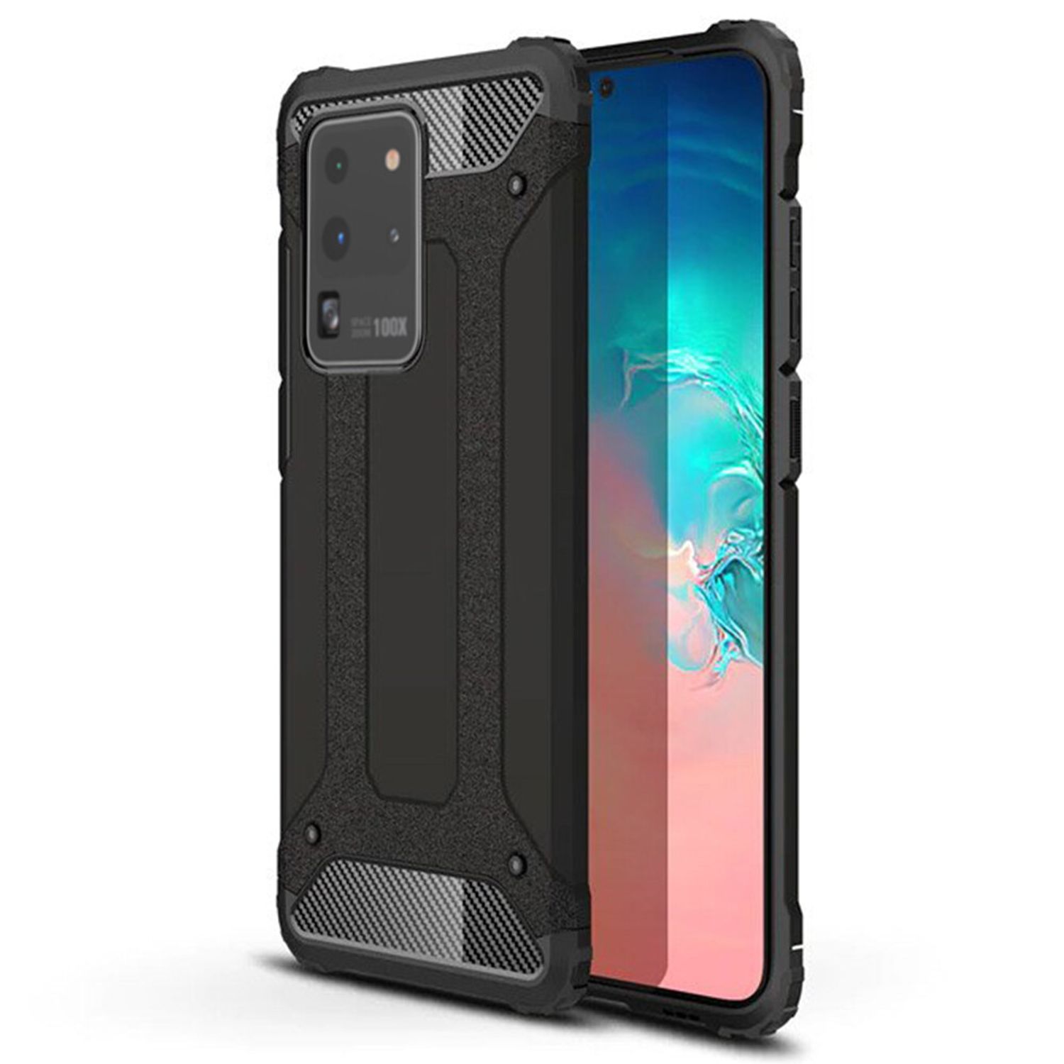Husa Techsuit - Hybrid Armor - Samsung Galaxy S20 Ultra - Black fotografia produsului