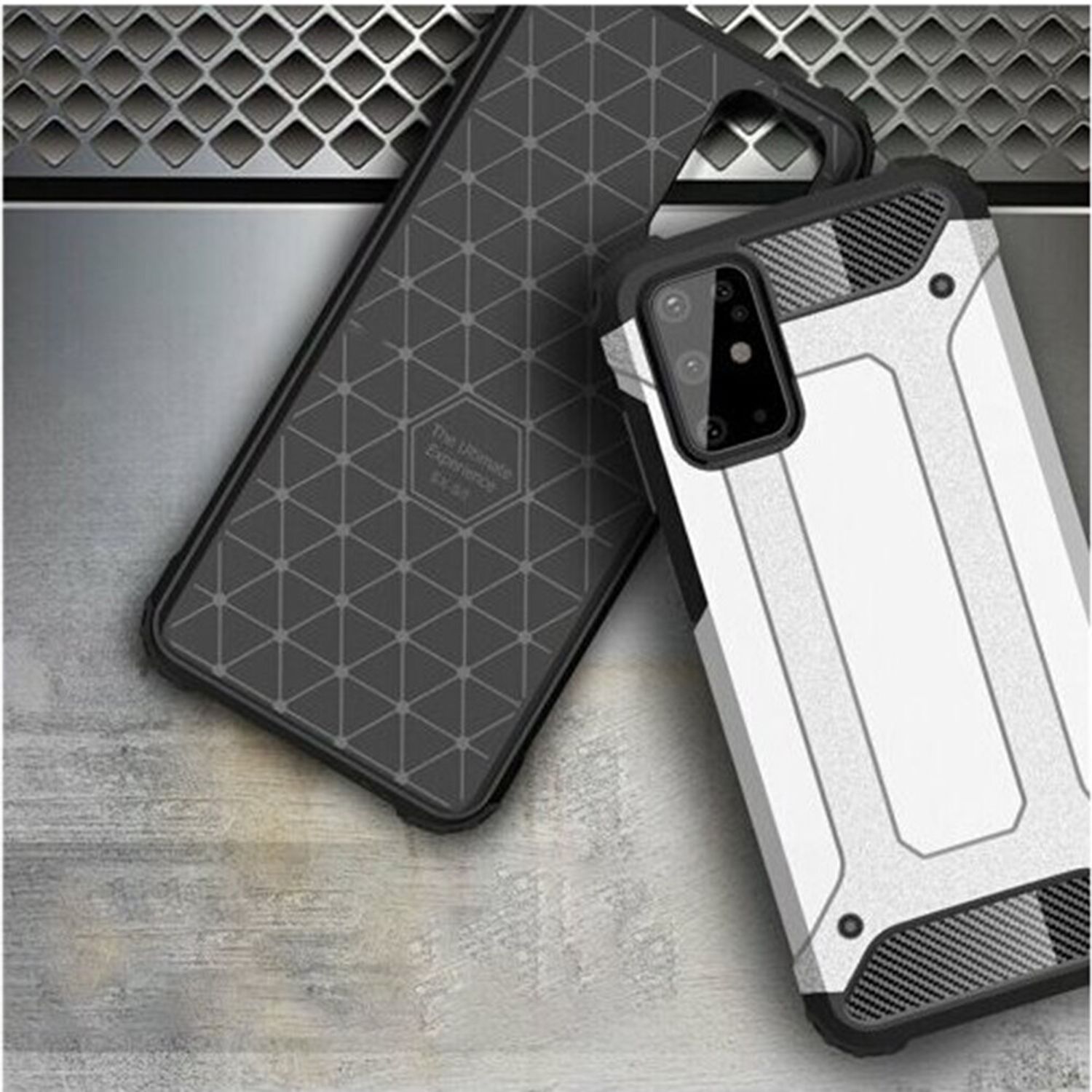 Husa Techsuit - Hybrid Armor - Samsung Galaxy S20 Ultra - Black fotografia produsului View 3 L