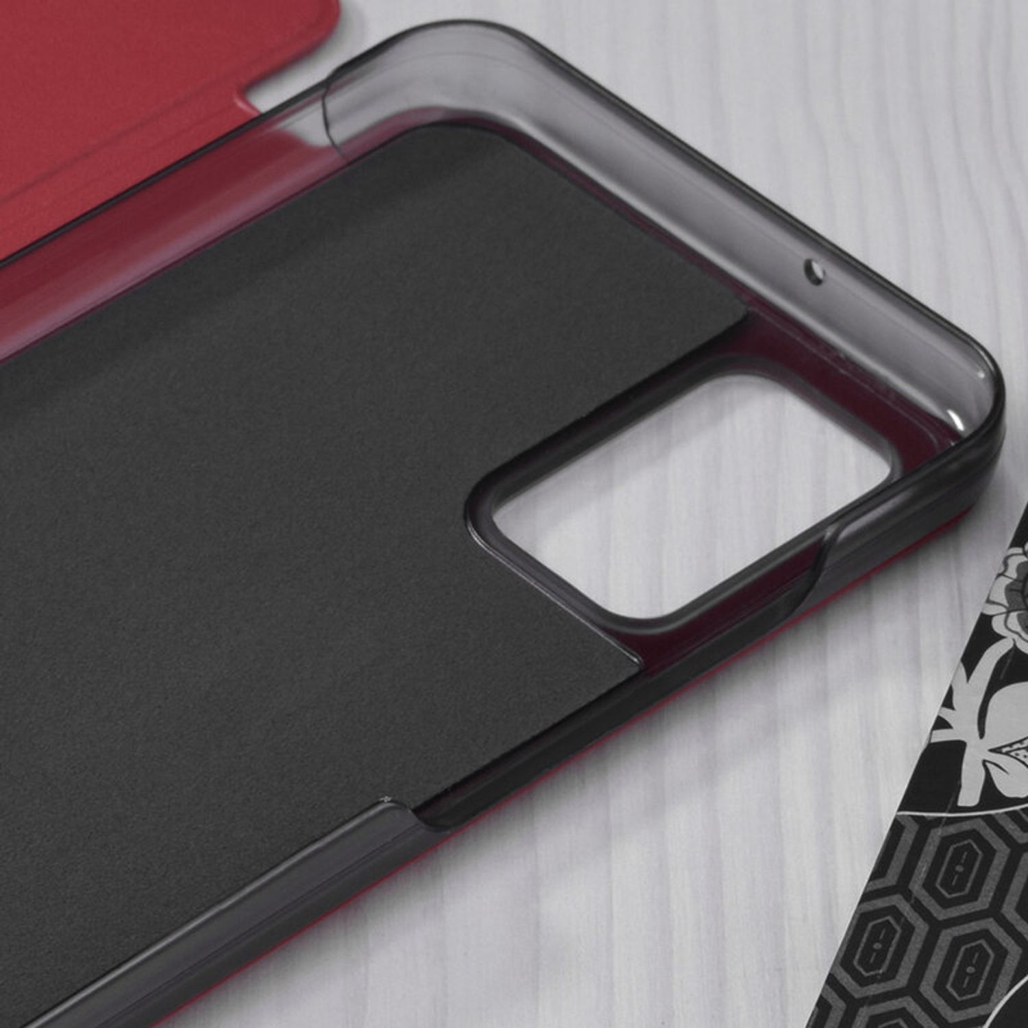 Husa tip carte Techsuit - eFold Series - Samsung Galaxy A03s - Red fotografia produsului View 3 L