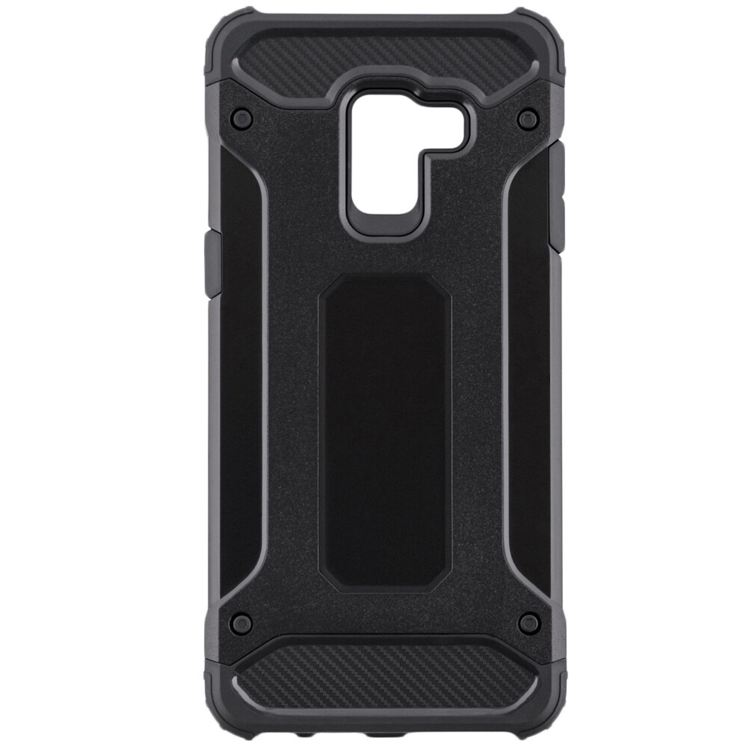 Husa Techsuit - Hybrid Armor - Samsung Galaxy A8 Plus 2018 - Black fotografia produsului