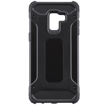Husa techsuit - hybrid armor - samsung galaxy a8 plus 2018 - black