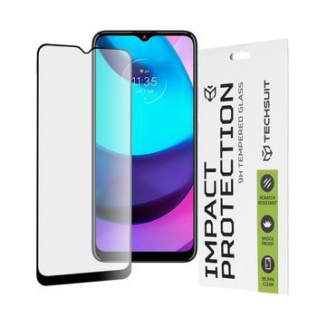 Folie sticla motorola moto e20,full cover, full glue glass, black