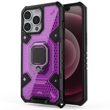 Husa techsuit - honeycomb armor - iphone 13 pro - violet