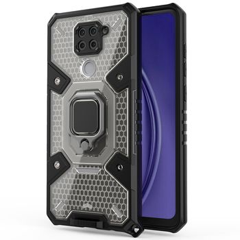 Husa techsuit - honeycomb armor - xiaomi redmi note 9 - negru