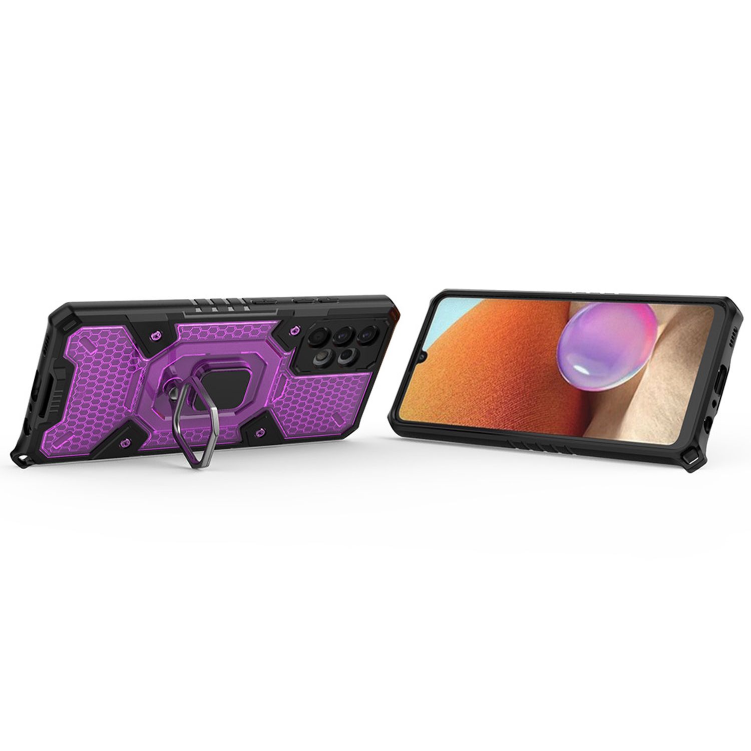 Husa Techsuit - Honeycomb Armor - Samsung Galaxy A32 4G - violet fotografia produsului View 2 L