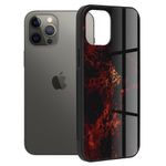 Husa cu spate din sticla Techsuit - Glaze Series - iPhone 12 Pro Max - Red Nebula fotografia produsului