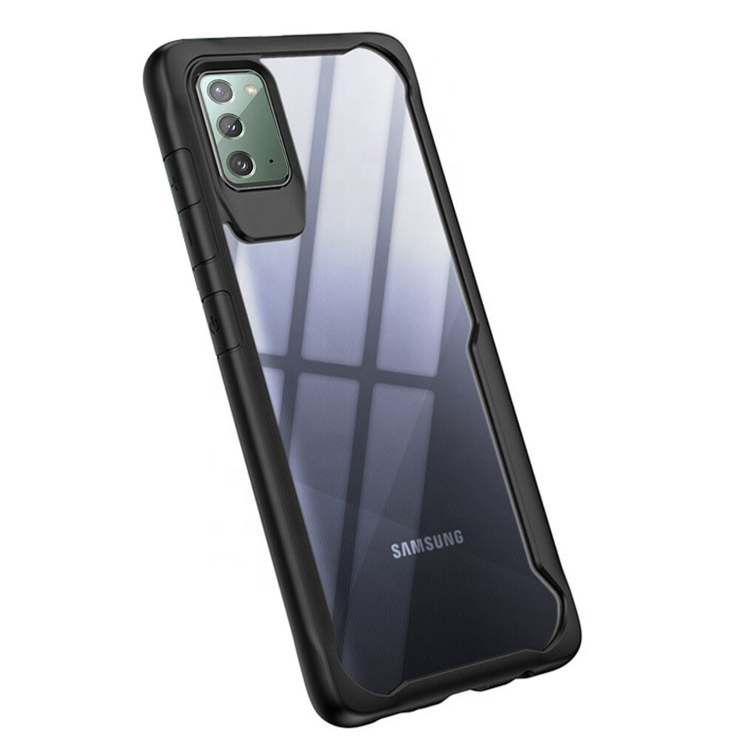 Husa premium Techsuit - Glaast Series - Samsung Galaxy Note 20 - Black fotografia produsului