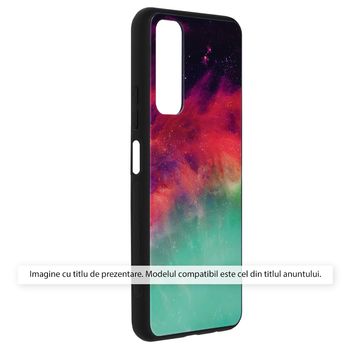 Husa cu spate din sticla techsuit - glaze series - realme 8 5g - fiery ocean