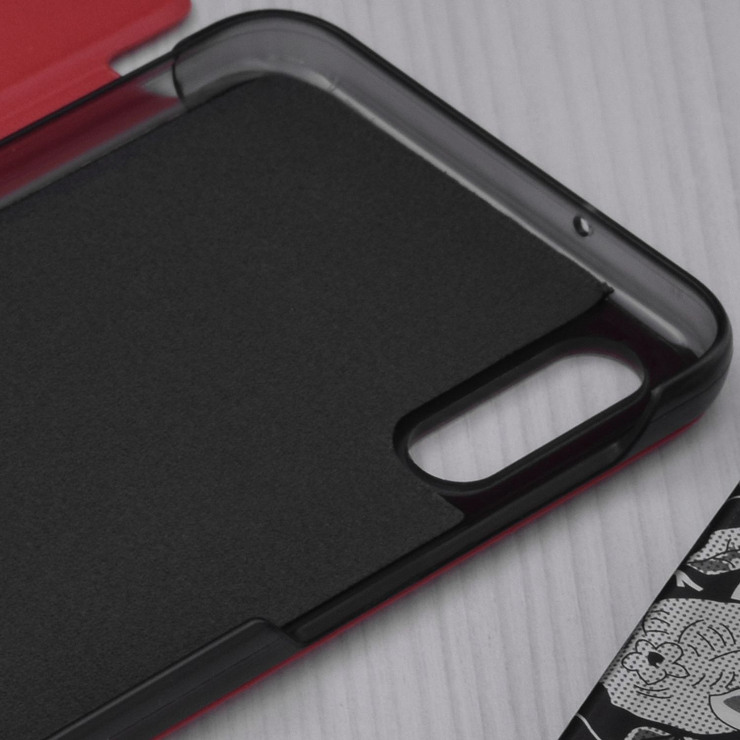 Husa tip carte Techsuit - eFold Series - Samsung Galaxy A10 - Red fotografia produsului View 3 L
