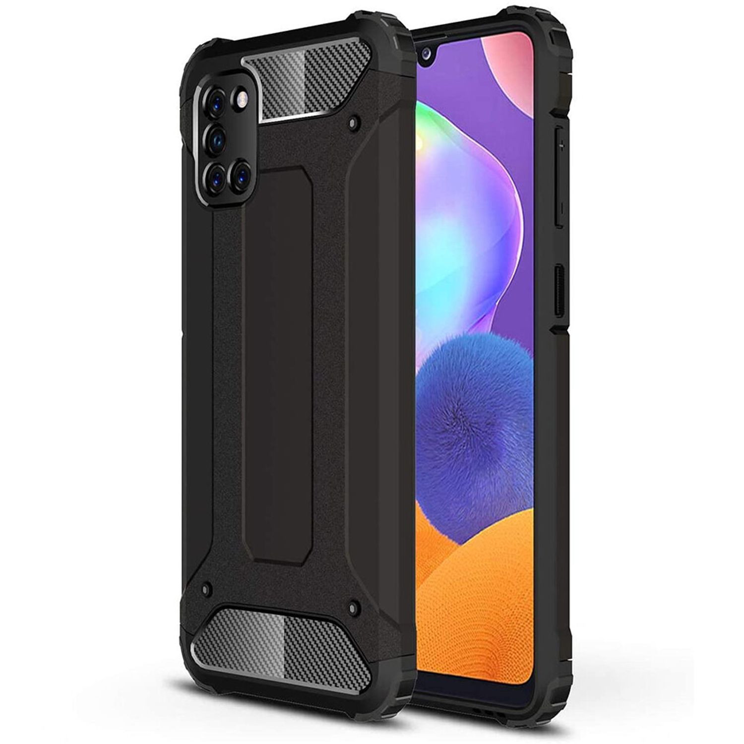 Husa Techsuit - Hybrid Armor - Samsung Galaxy A31 - Black fotografia produsului