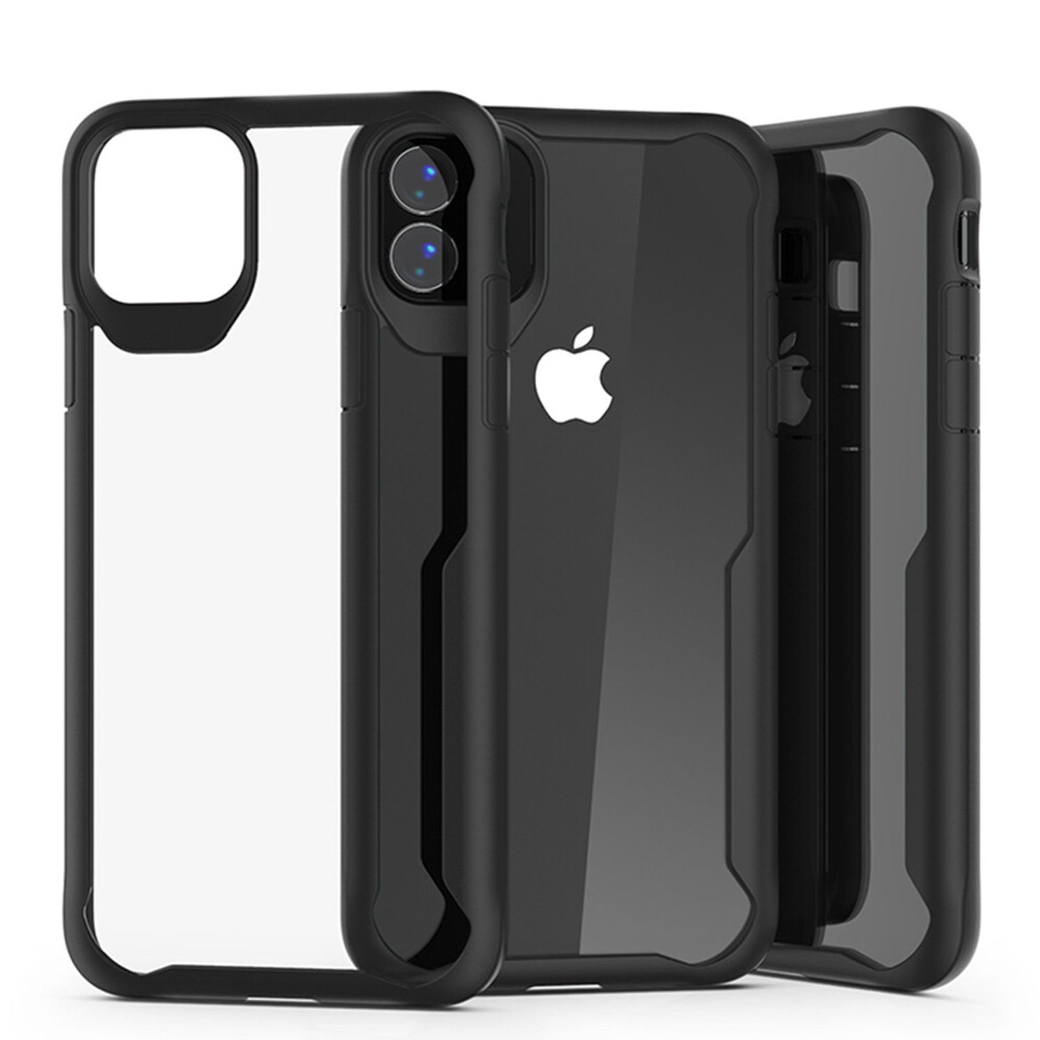 Husa premium Techsuit - Glaast Series - iPhone 12 Mini - Black fotografia produsului View 3 L