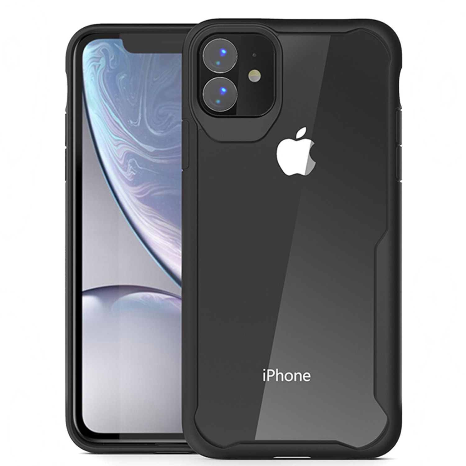 Husa premium Techsuit - Glaast Series - iPhone 12 Mini - Black fotografia produsului