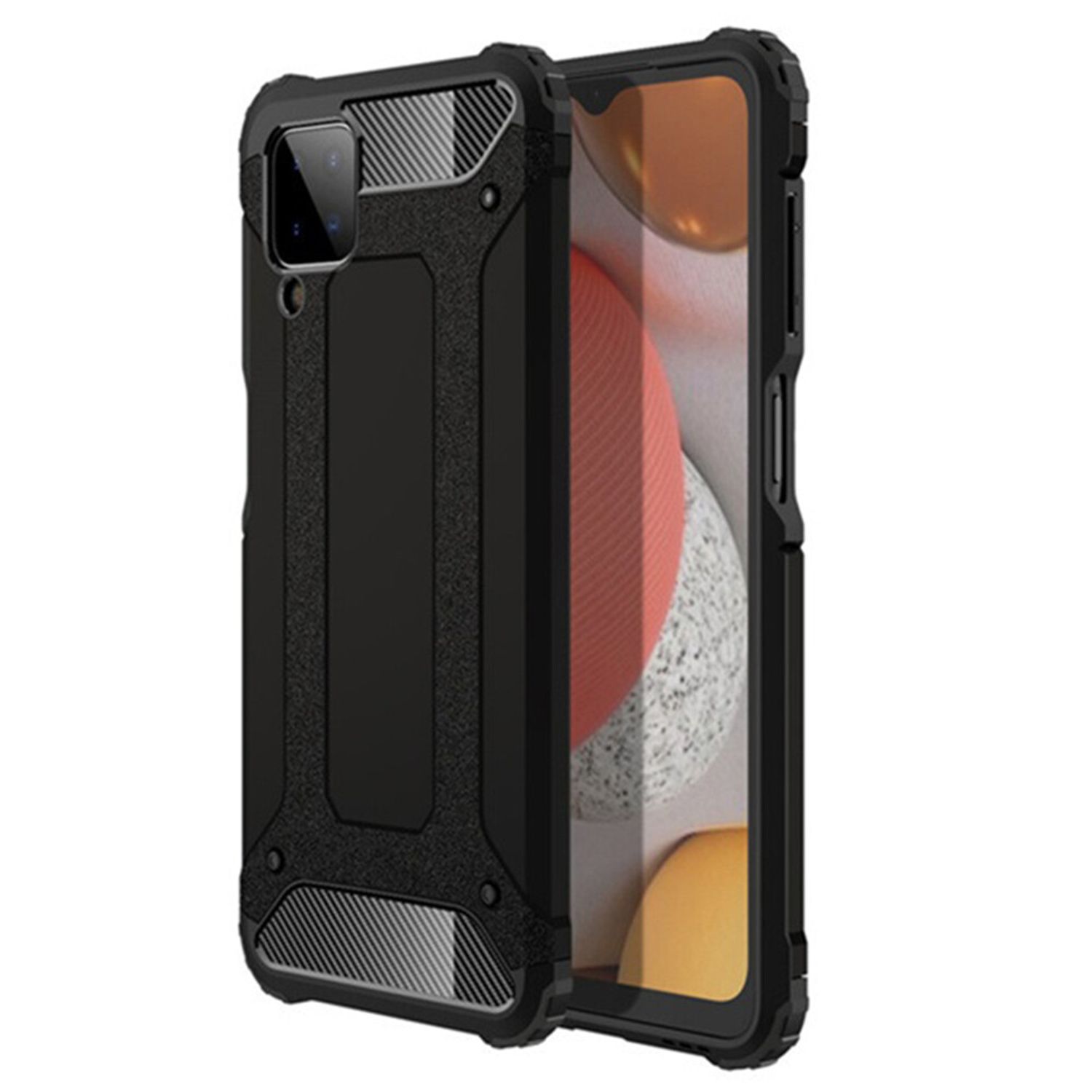 Husa Techsuit - Hybrid Armor - Samsung Galaxy A12 / M12 - Black fotografia produsului