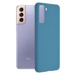 Husa premium Techsuit - Soft Edge Silicone - Samsung Galaxy S21 Plus - Denim Blue fotografia produsului