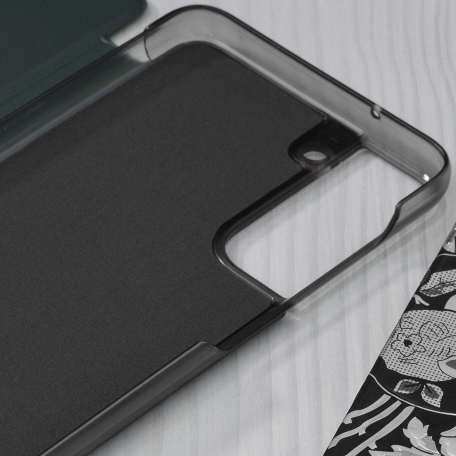 Husa tip carte Techsuit - eFold Series - Samsung Galaxy S21 FE - Dark Green fotografia produsului View 3 L