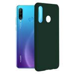 Husa premium Techsuit - Soft Edge Silicone - Huawei P30 Lite - Dark Green fotografia produsului
