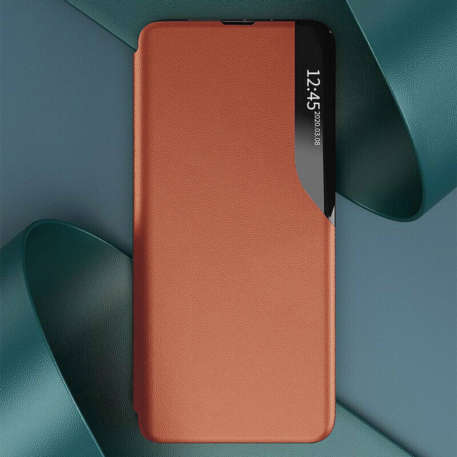 Husa tip carte Techsuit - eFold Series - Xiaomi Redmi Note 10 Pro / Note 10 Pro Max - Orange fotografia produsului View 3 L
