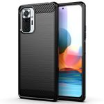 Husa Techsuit - Carbon Silicone - Xiaomi Redmi Note 10 Pro - Black fotografia produsului