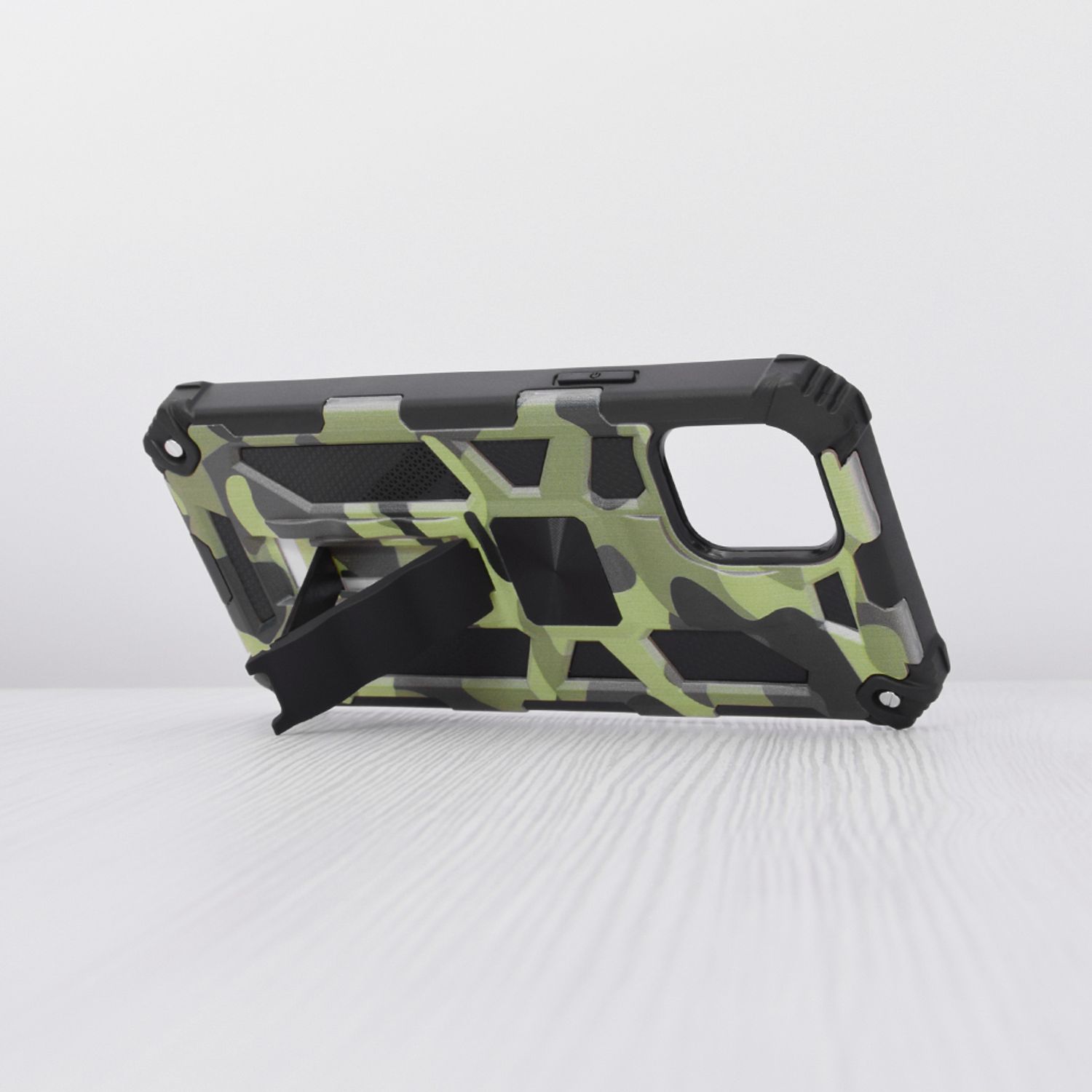 Husa antisoc Techsuit - Blazor Series - iPhone 12 / 12 Pro - Camo Lime fotografia produsului View 2 L