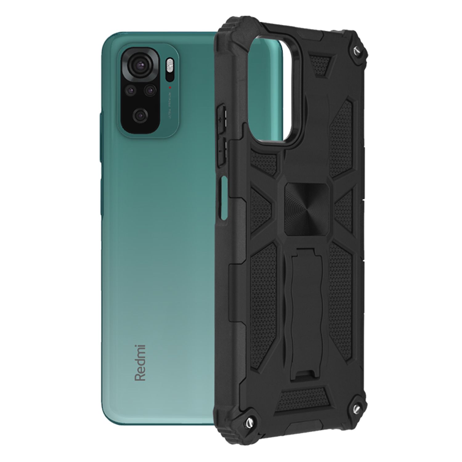 Husa antisoc Techsuit - Blazor Series - Xiaomi Redmi Note 10 / 10S - Black fotografia produsului