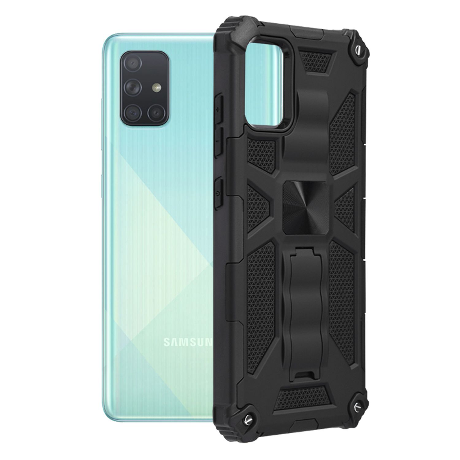 Husa antisoc Techsuit - Blazor Series - Samsung Galaxy A71 - Black fotografia produsului