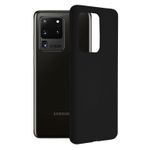 Husa premium Techsuit - Soft Edge Silicone - Samsung Galaxy S20 Ultra - Black fotografia produsului