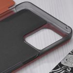 Husa tip carte Techsuit - eFold Series - OPPO Find X3 / X3 Pro - Orange fotografia produsului View 3 S